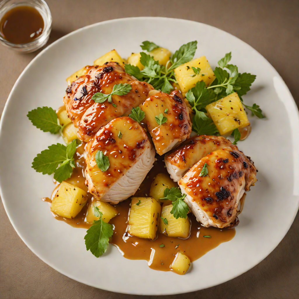Pan-Seared Southern Bistro Chicken with Pineapple Glaze