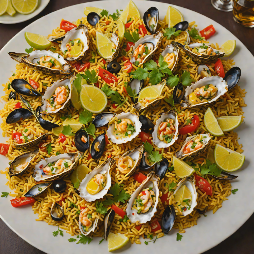 Oyster Bar-Inspired Spicy Seafood Paella