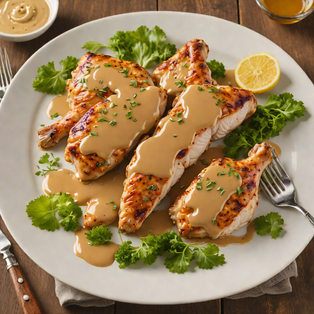 Pan-Seared Chicken with Honey-Mustard Glaze