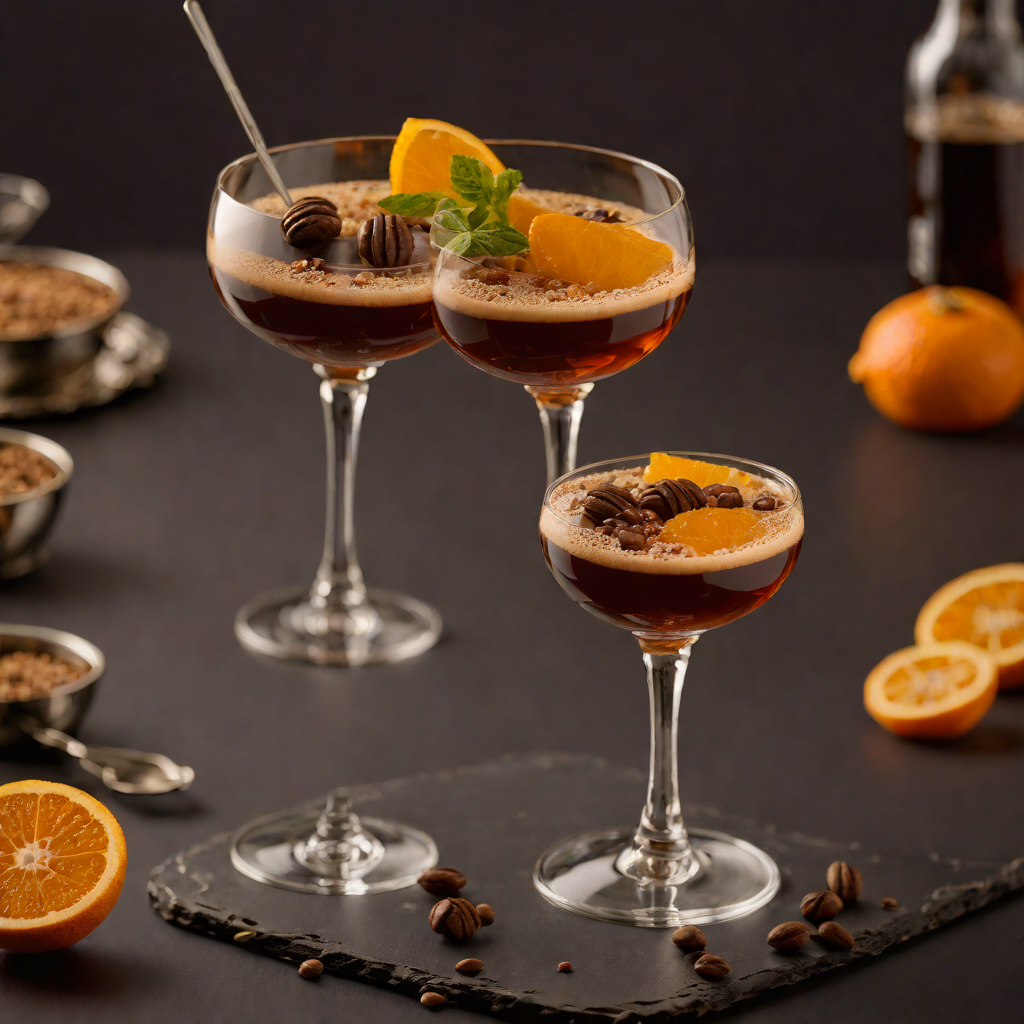 Espresso-Infused Bourbon Cocktail with Orange Bitters