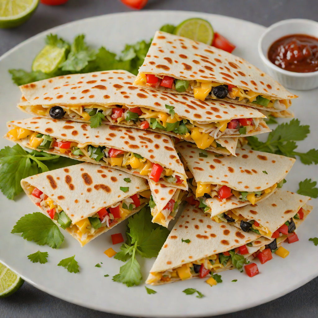 Simple Veggie-Loaded Cheese Quesadillas