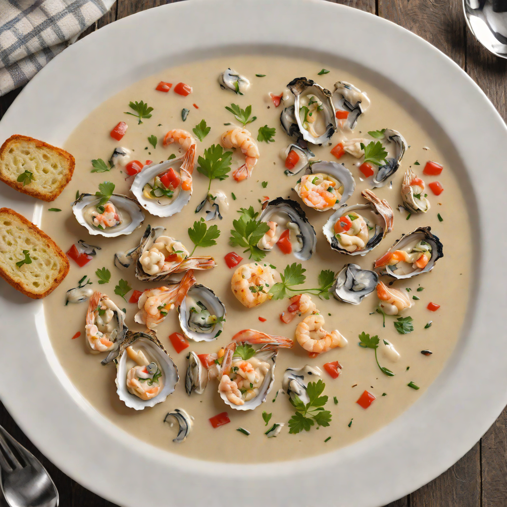 Oyster Bar-Style Creamy Seafood Chowder