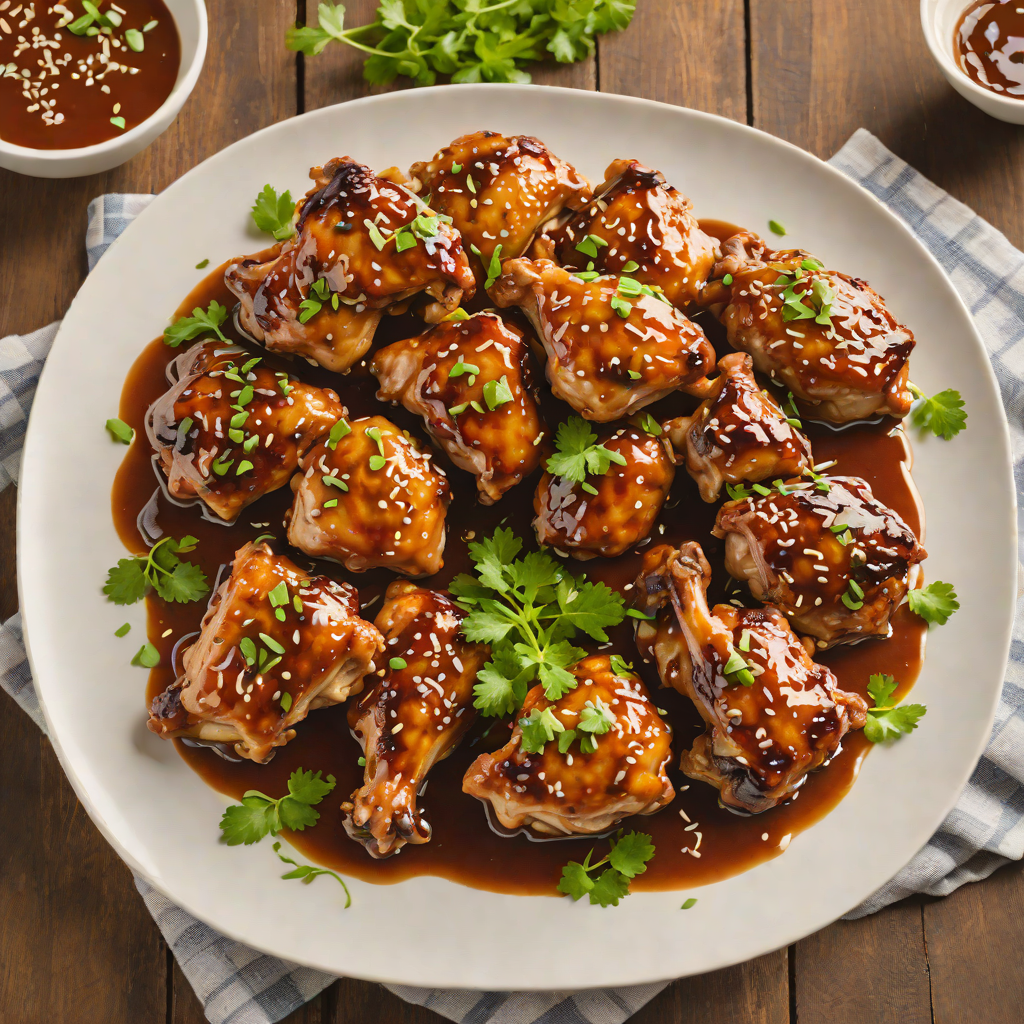 Quick Soy-Chili Honey Glazed Chicken Thighs
