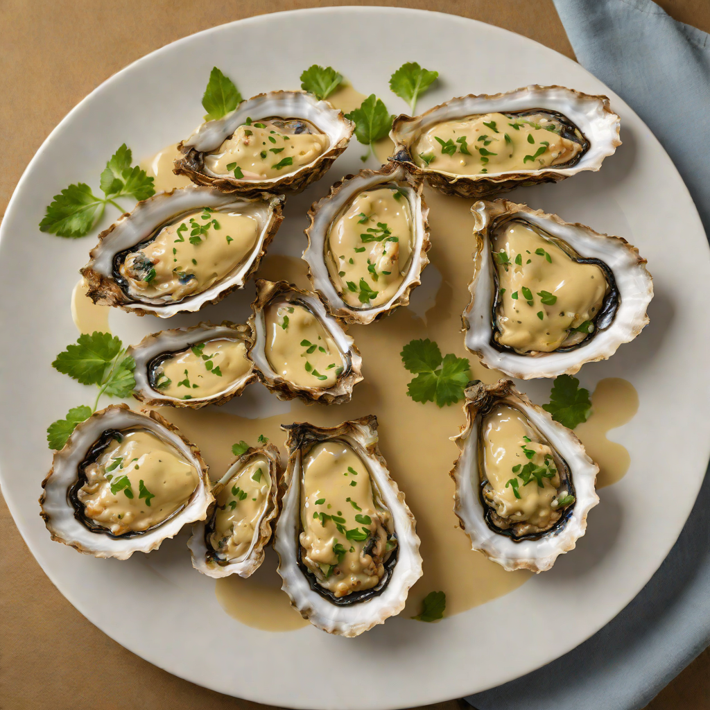 Pan-Seared Oyster with Garlic Butter Sauce
