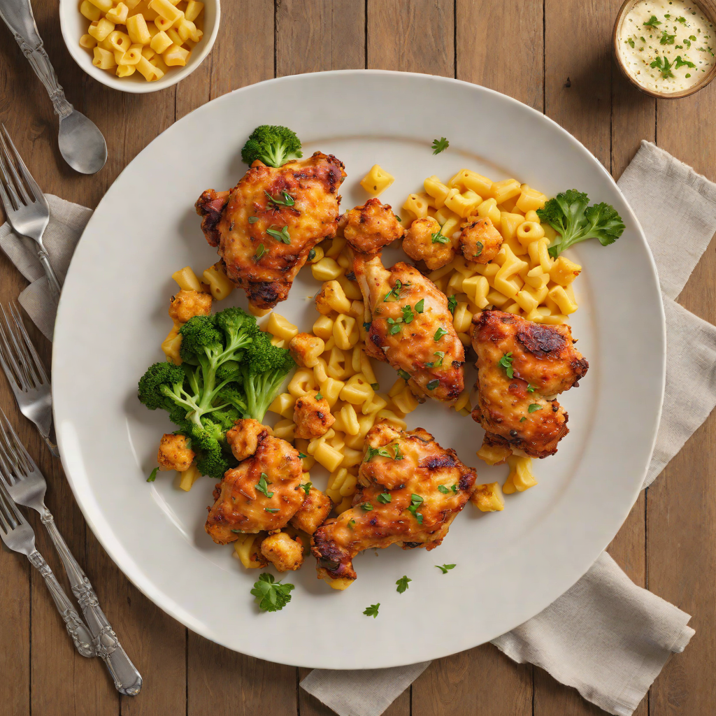 Sheet Pan Southern Bistro Chicken with Mac and Cheese Tots