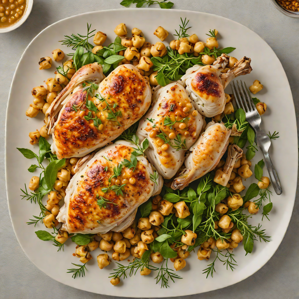 Sheet Pan Herb-Roasted Chicken with Chickpeas