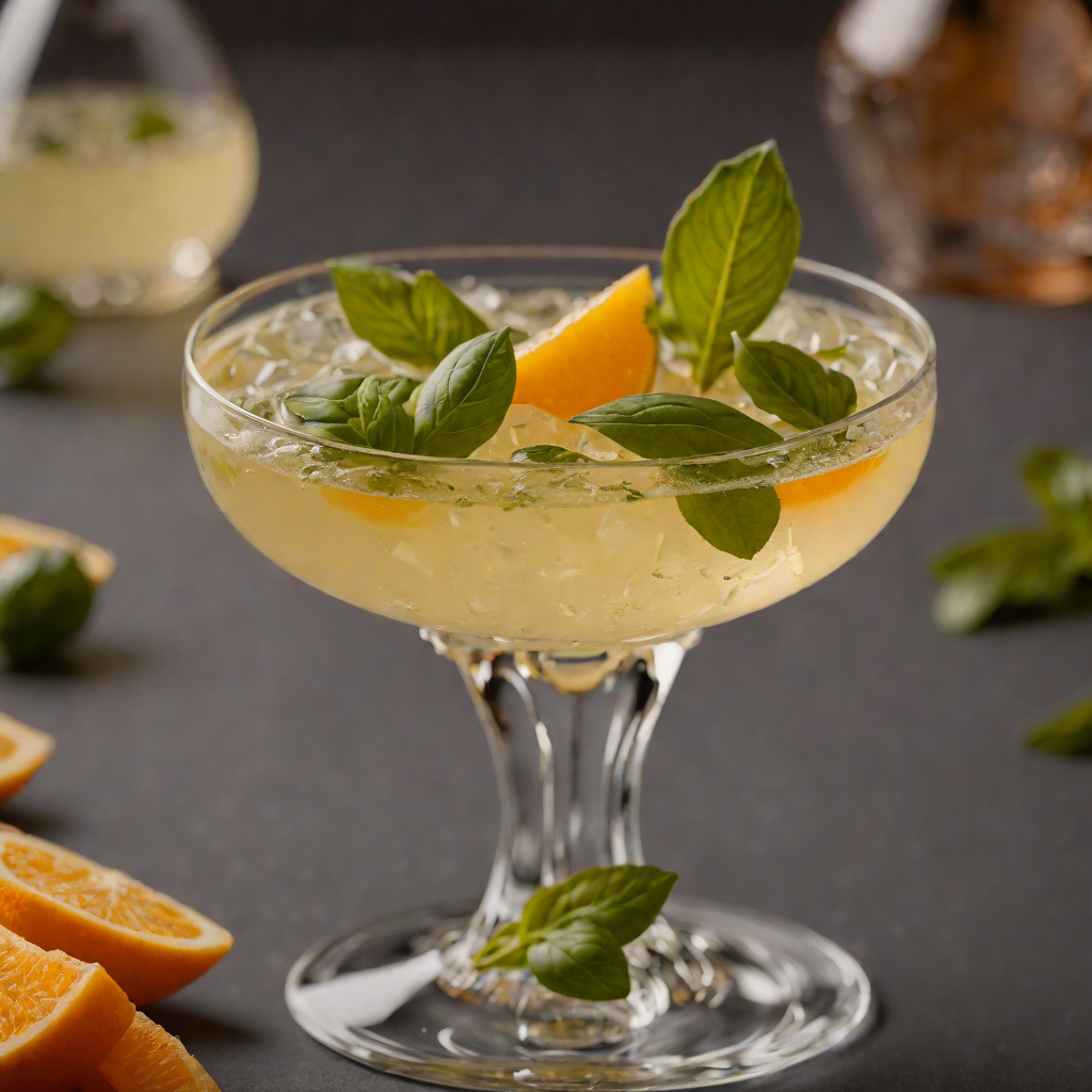 Orange-Basil Gin Gimlet