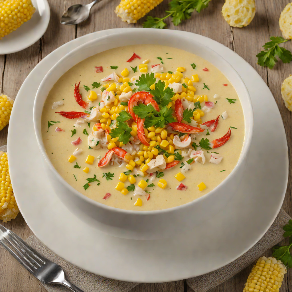 Buffet-Style Warm Crab and Corn Chowder