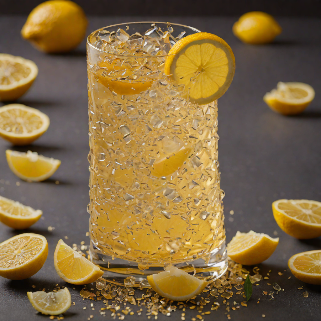 Honey-Ginger Sparkle with Fresh Lemon