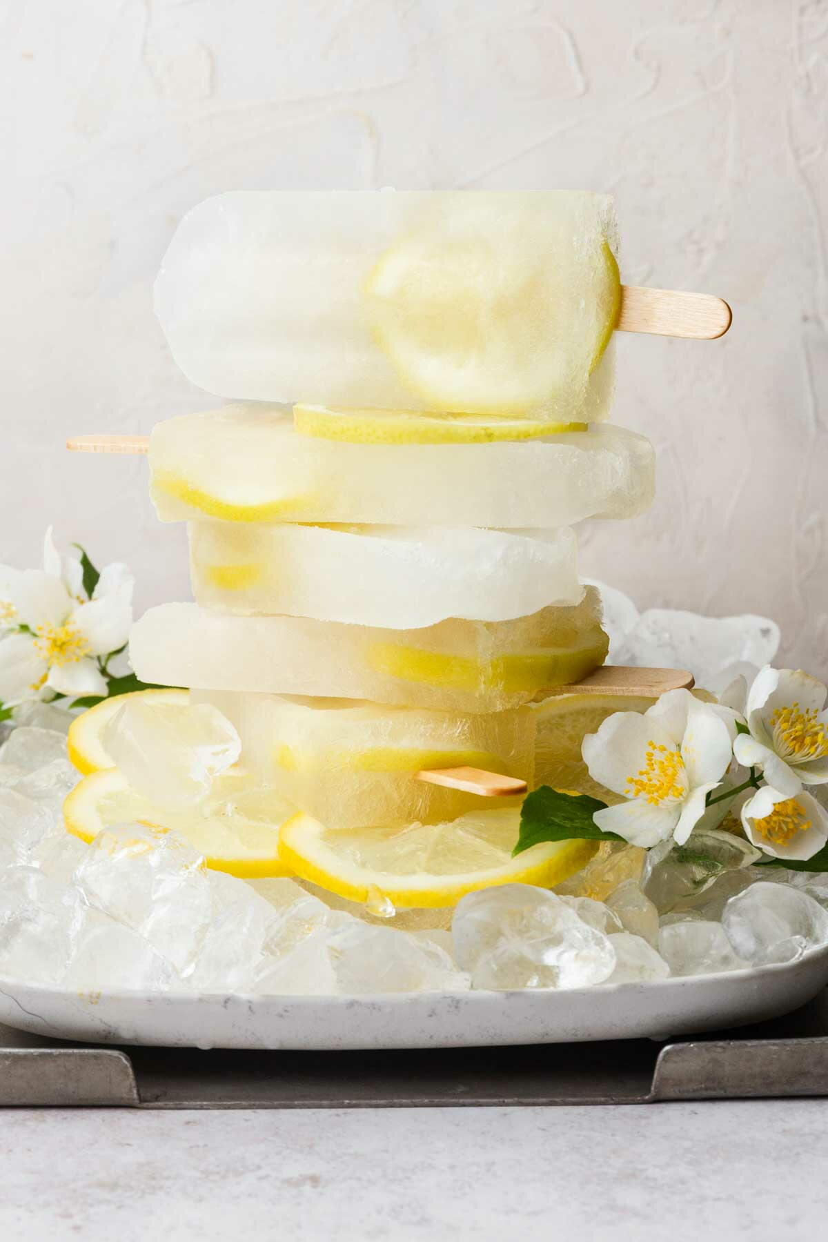 Happy Hour Lemonade Popsicles
