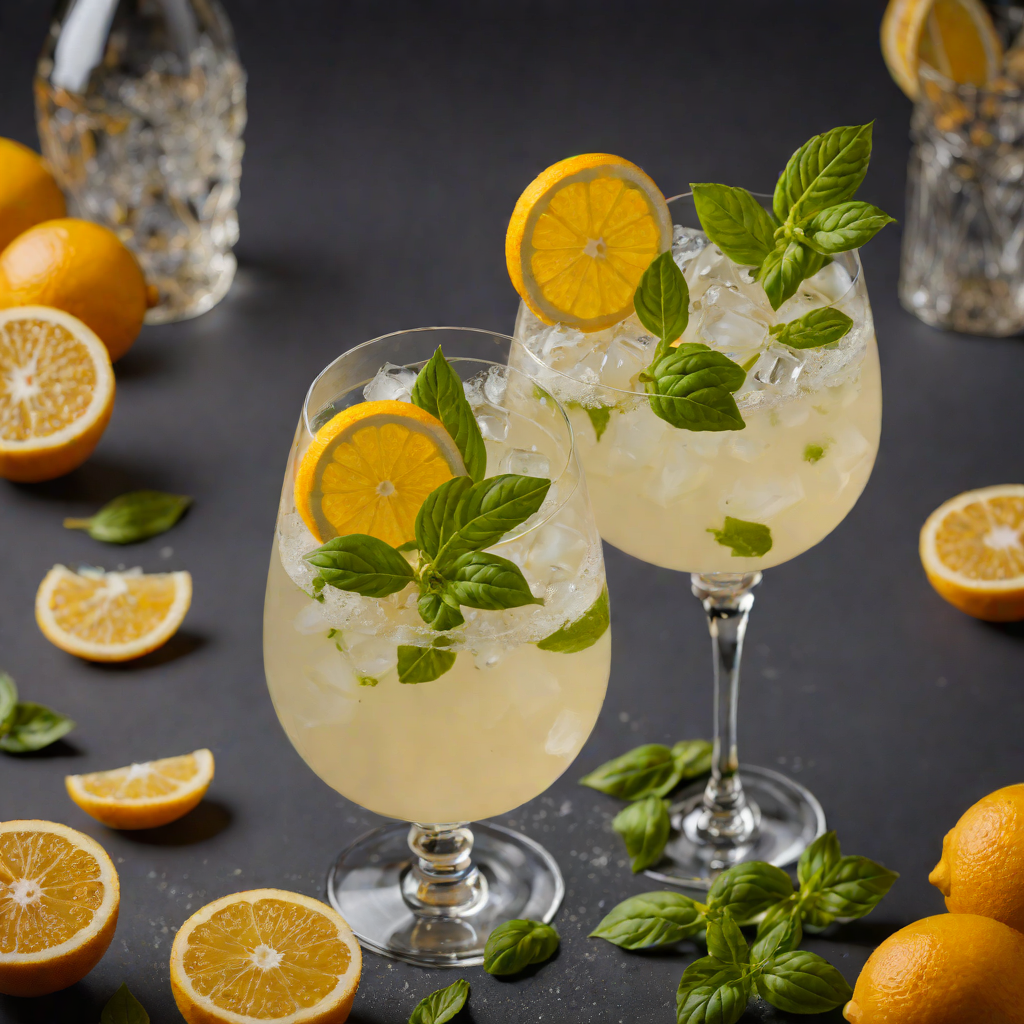 Citrus-Basil Gin Sour