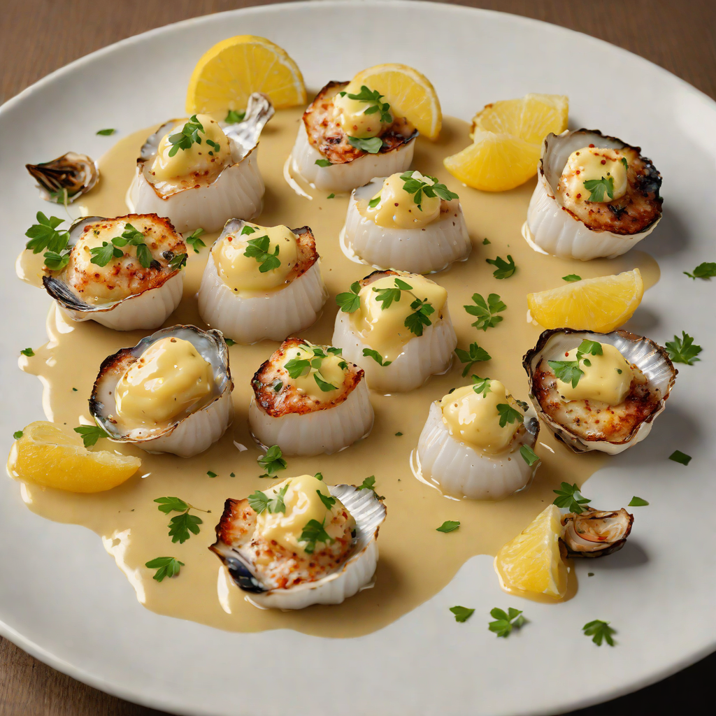 Oyster Bar-Style Seared Scallops with Citrus Butter Sauce