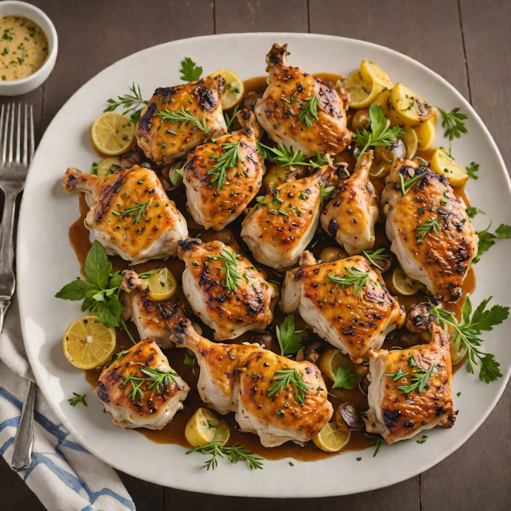 Skillet-Roasted Pan-Seared Herb Chicken Thighs