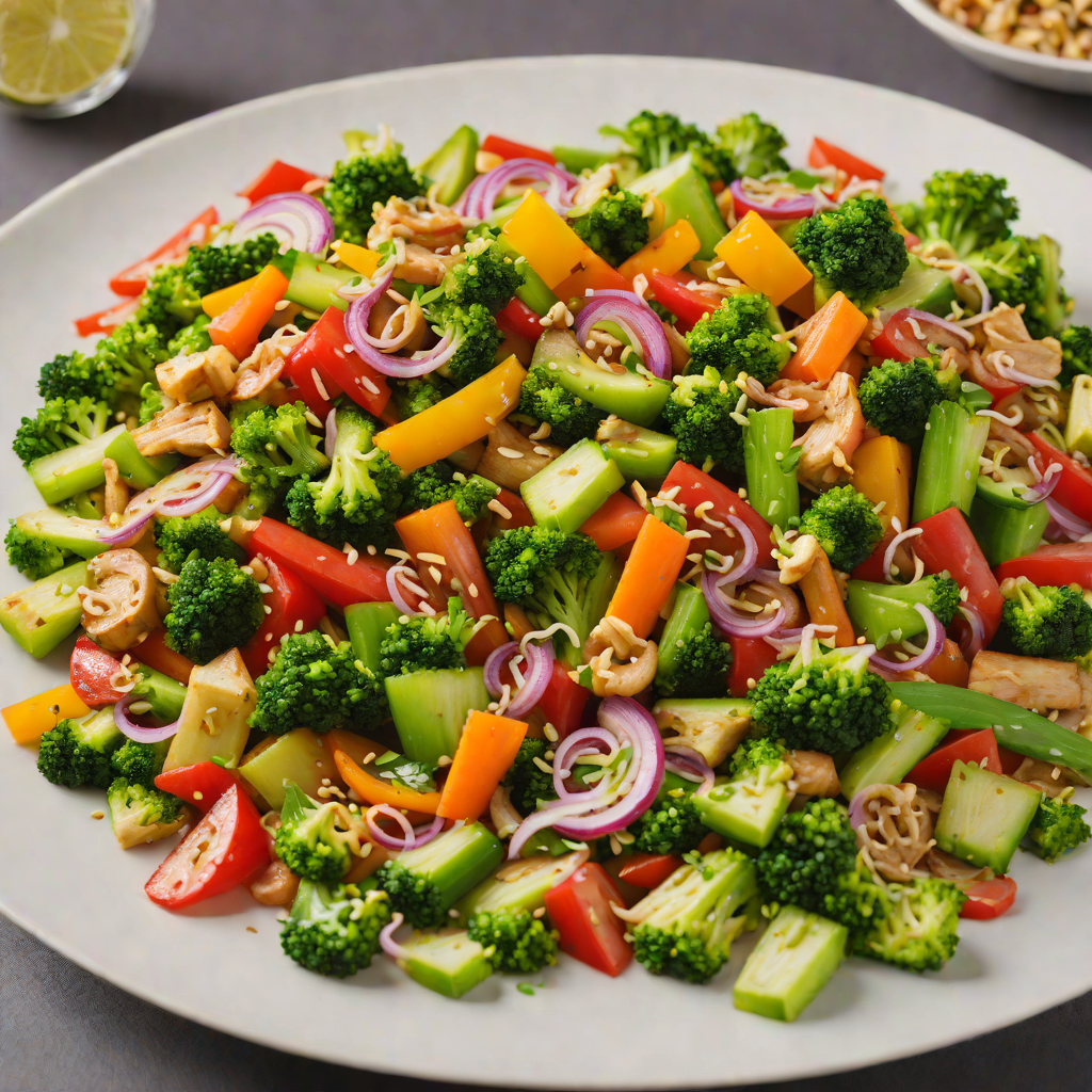 One-Pot Vegetable Stir Fry with Garlic and Ginger