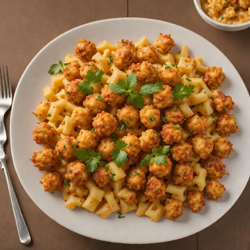 Spicy Southern Mac and Cheese with Crispy Tater Tots
