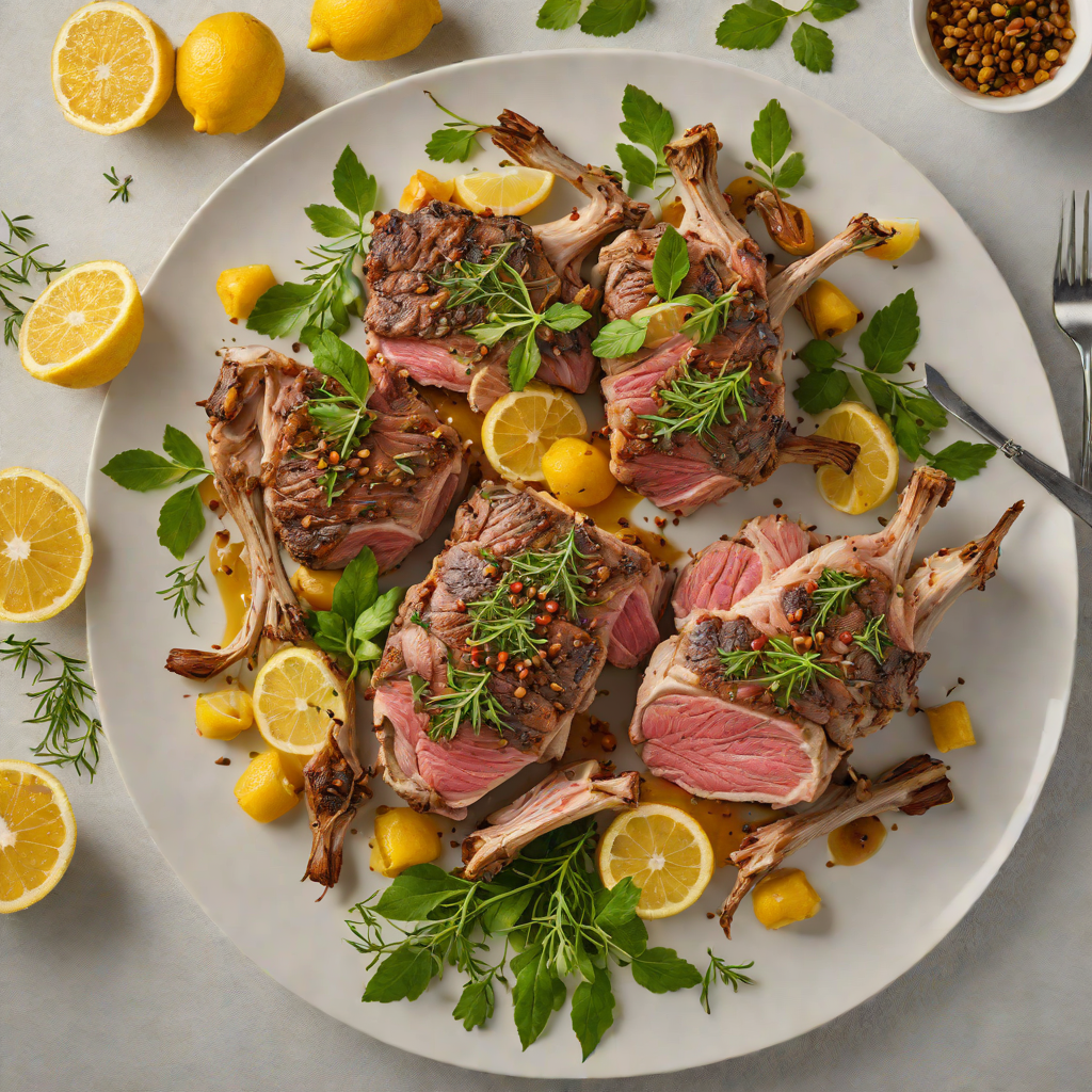 Herb-Roasted Lamb with Lemon and Garlic