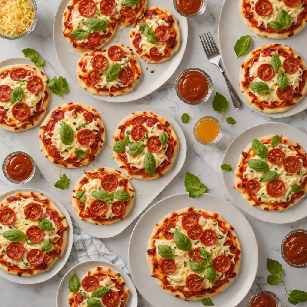 Sheet Pan Mini Pepperoni Pizzas with Hidden Veggie Sauce