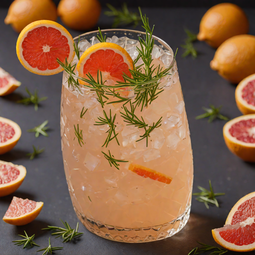 Fizzy Grapefruit and Rosemary Collins