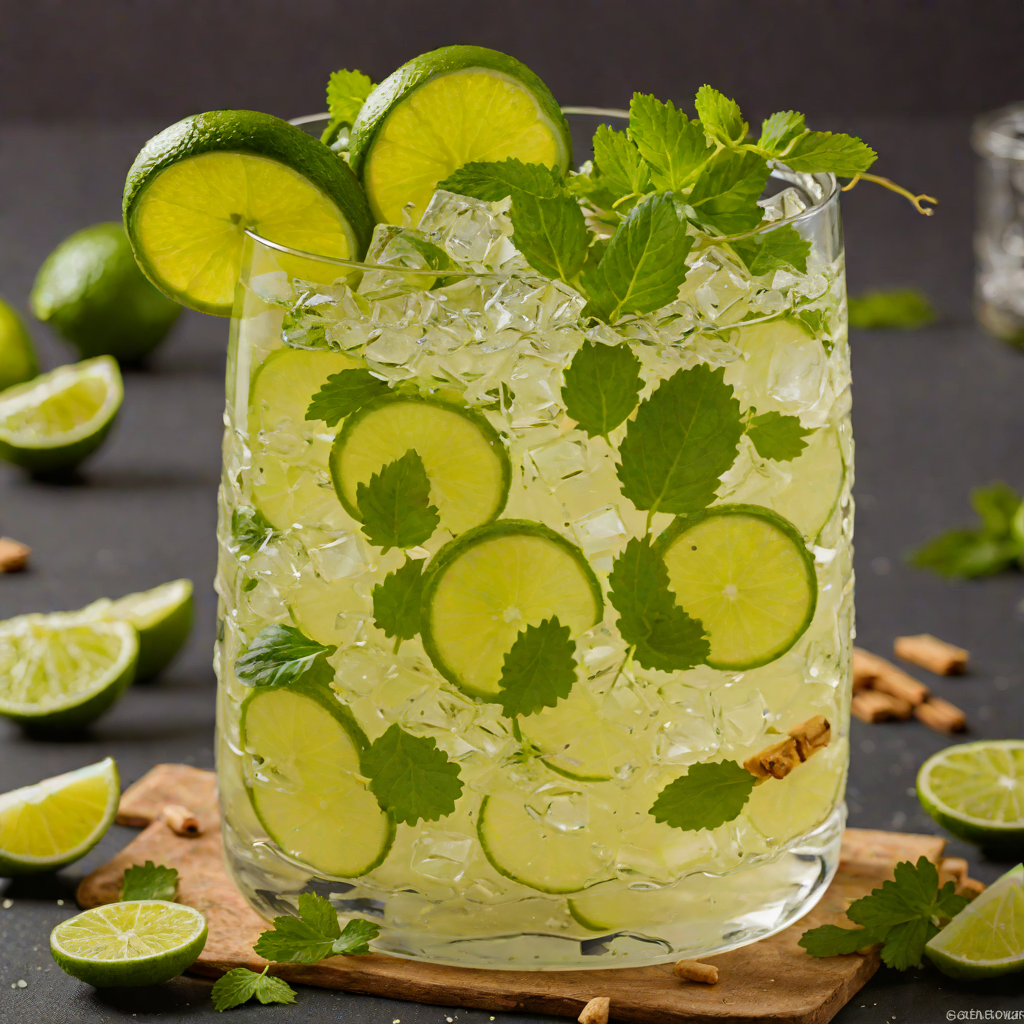 Spiced Ginger-Lime Mojito Smash