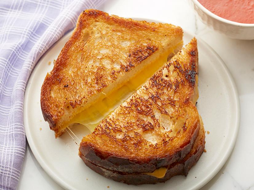 Half-Time Grilled Cheese with Half-Size Bread