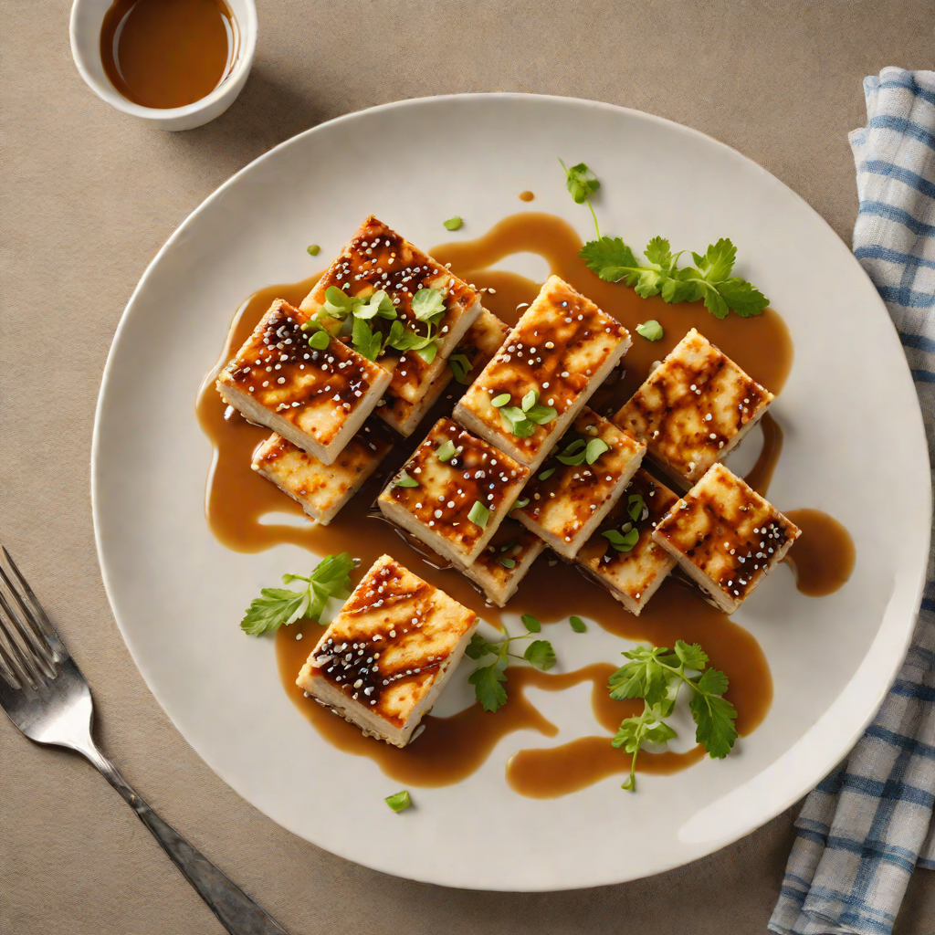 Pan-Seared Tofu with Miso-Ginger Glaze