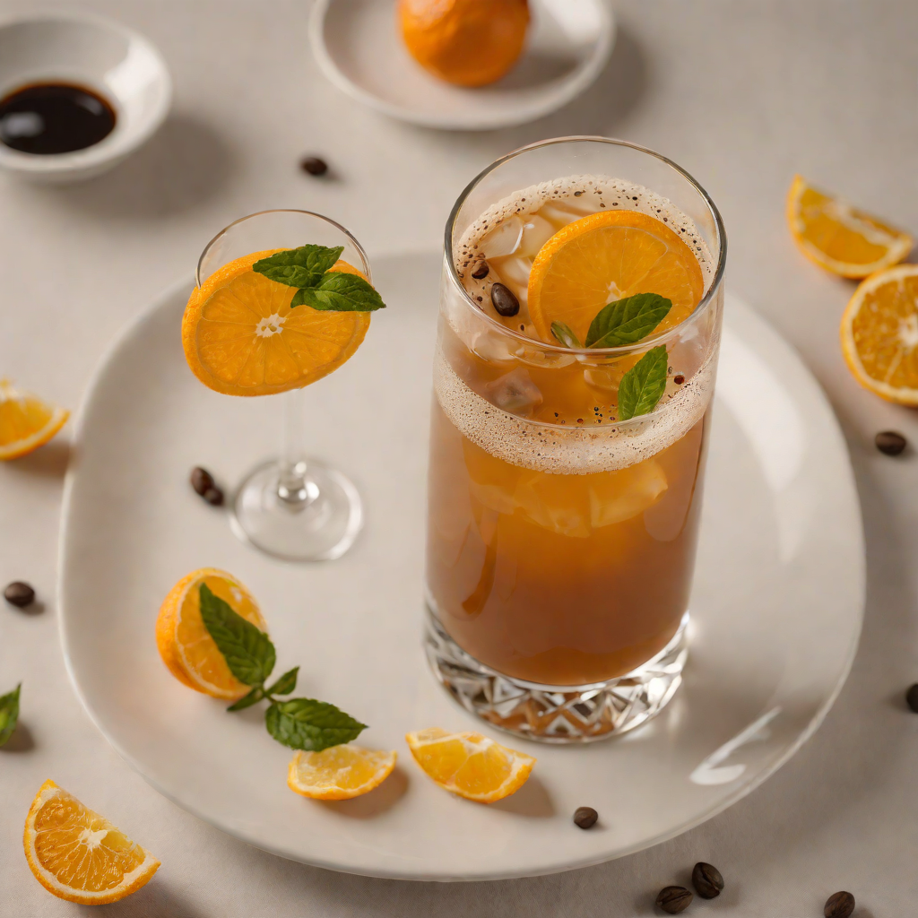 Espresso Citrus Tonic with Orange Twist