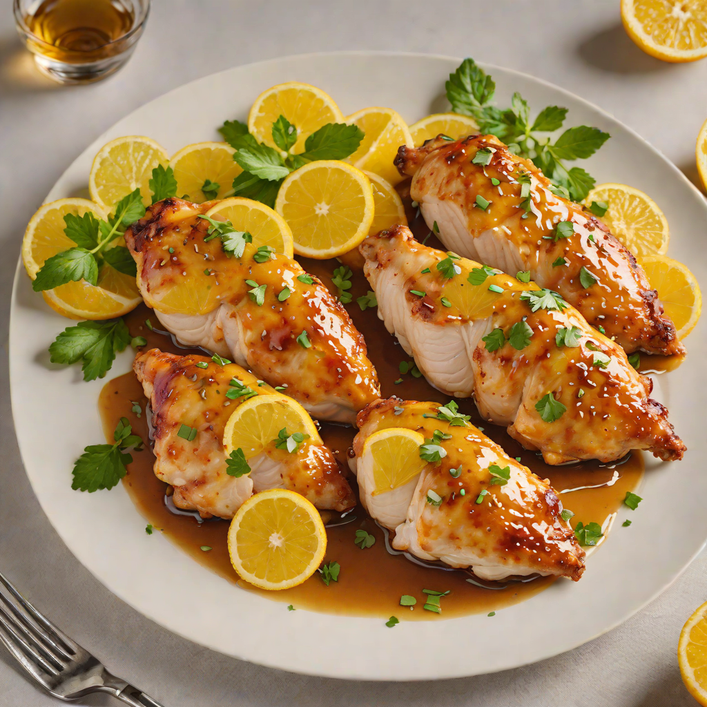 Crispy Pan-Seared Chicken with Tangy Citrus Glaze
