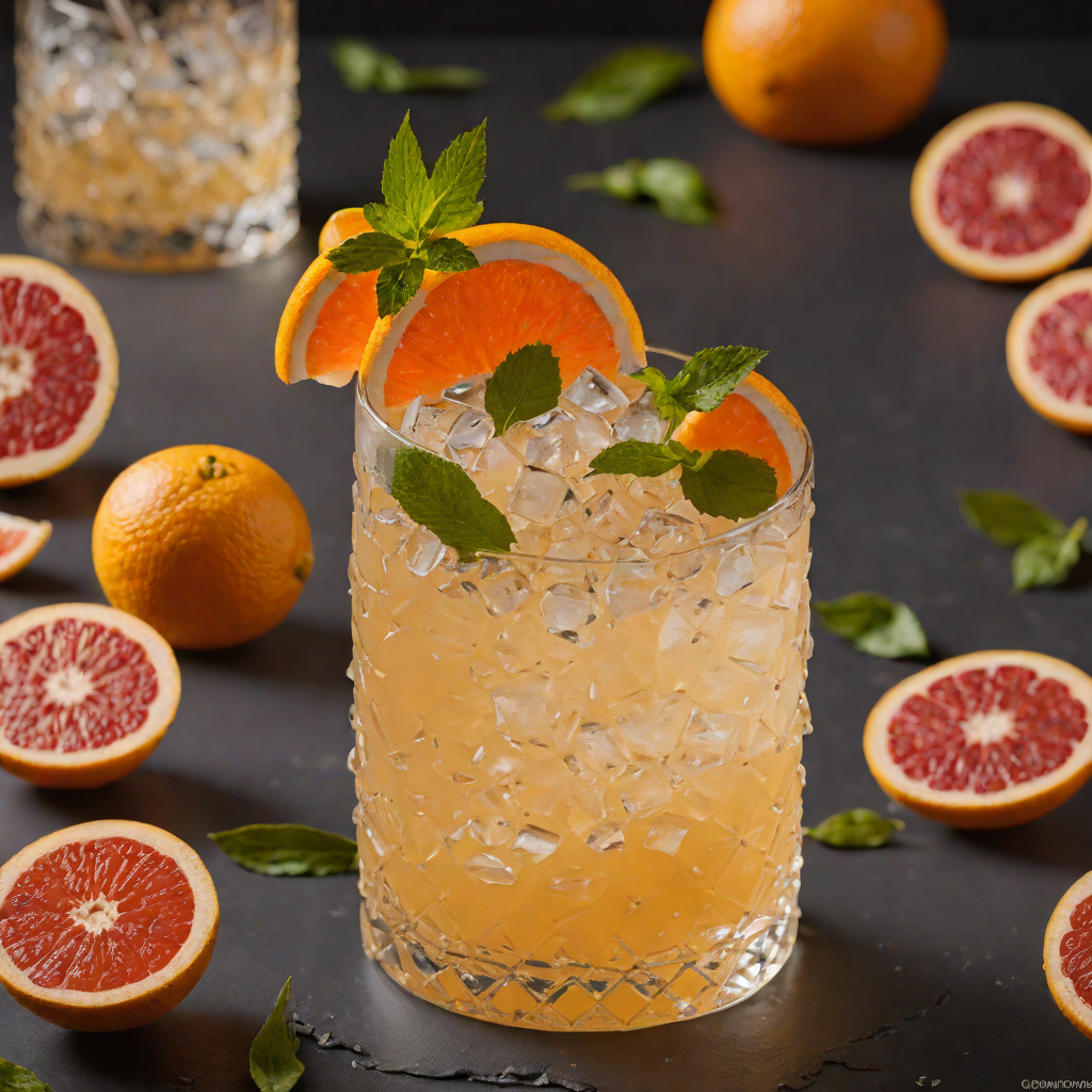 Tropical Grapefruit Rum Cooler