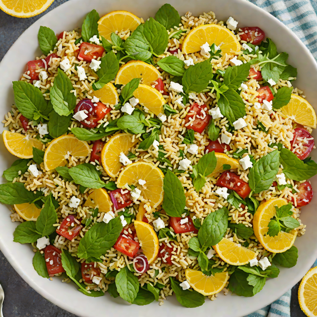 Citrus-Mint Quinoa Salad with Feta