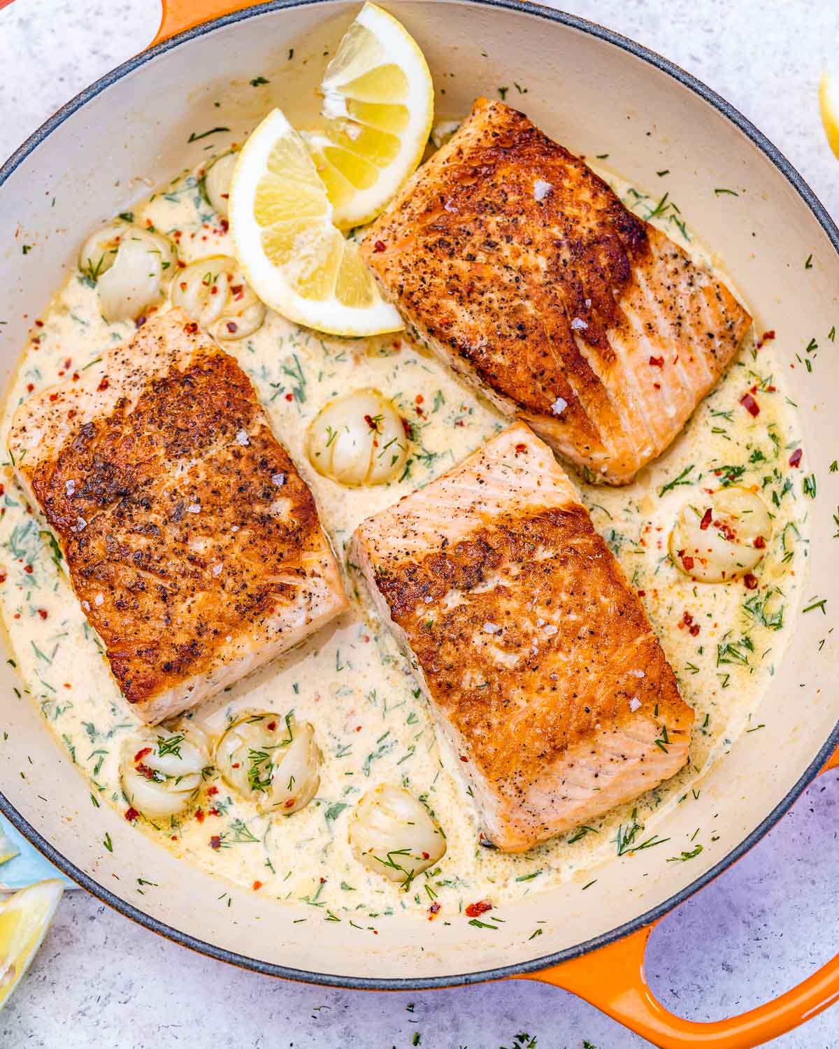 Citrus-Glazed Keto Salmon with Lemon-Herb Butter