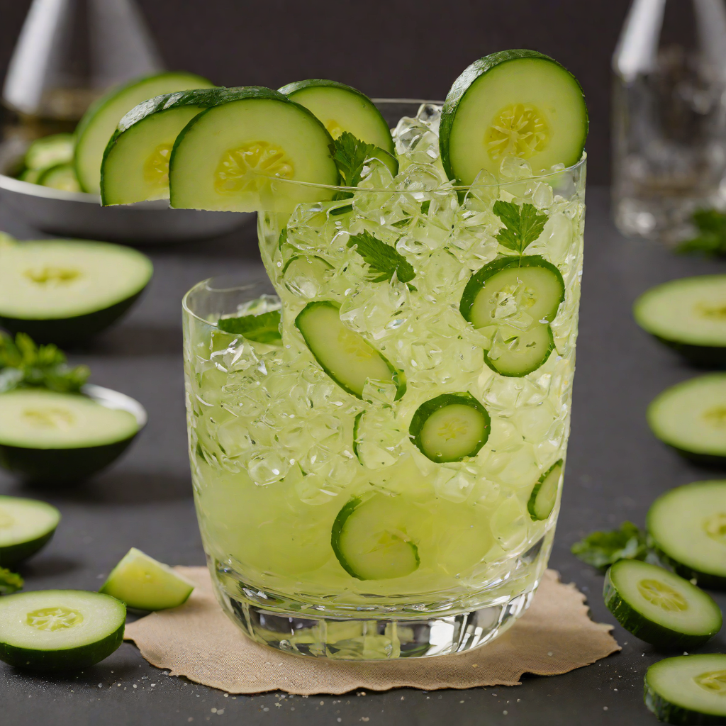 Tropical Gin and Cucumber Fizz