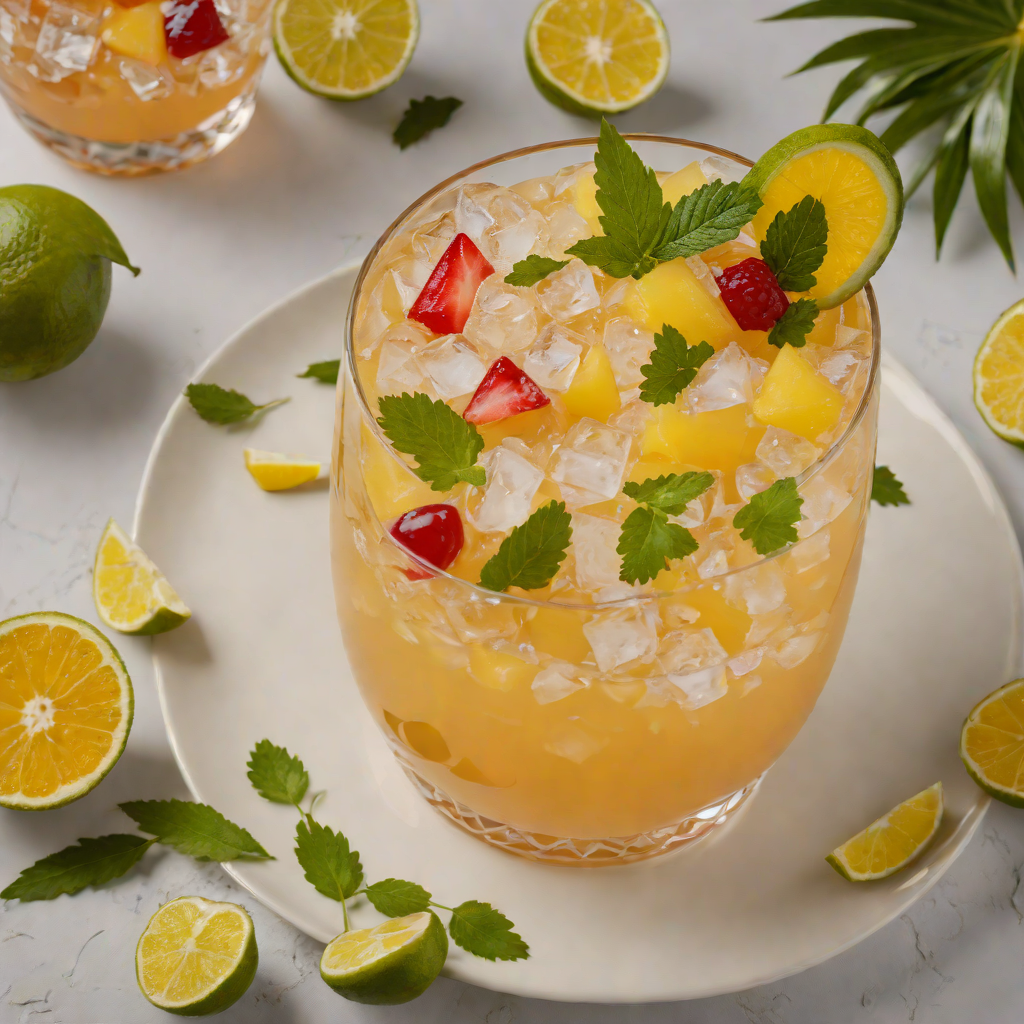 Tropical Rum Muddle Punch