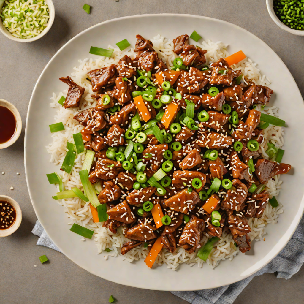 Stir-Fried Korean Pork Bulgogi with Scallions and Sesame