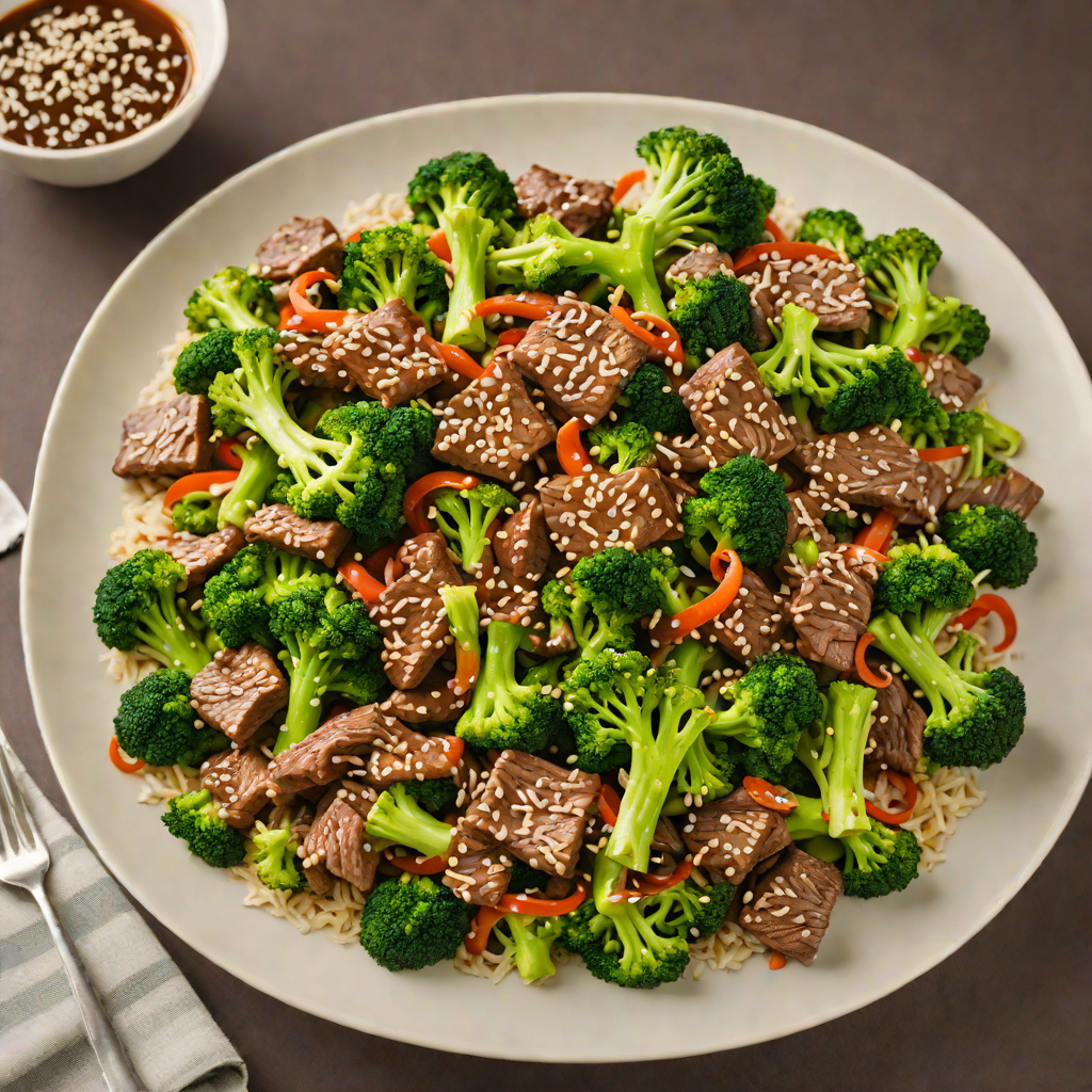 Beef and Broccoli Stir-Fry with Ginger-Sesame Sauce