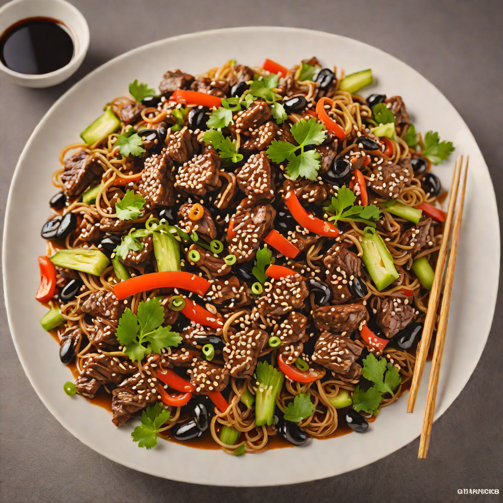 Cantonese Stir-Fried Beef with Black Bean Sauce