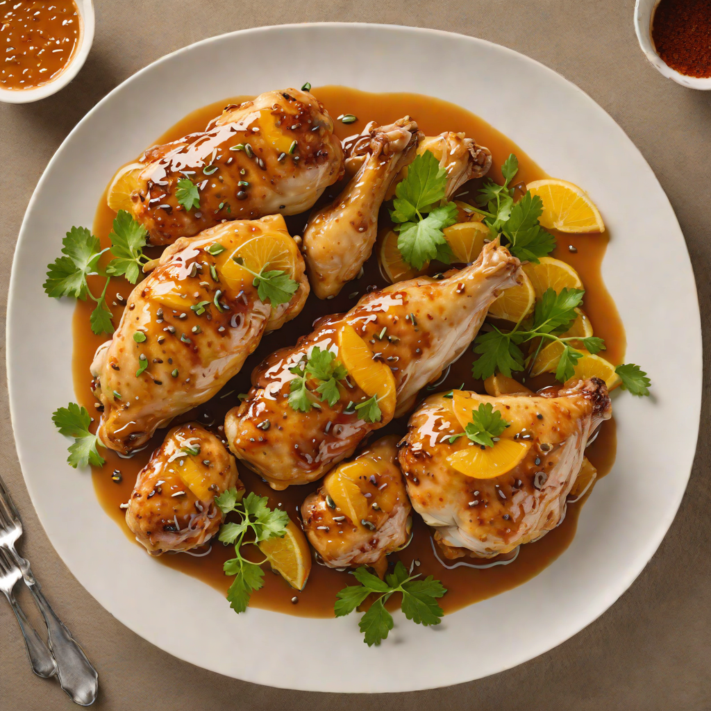 Sautéed Chicken with Spiced Orange Glaze
