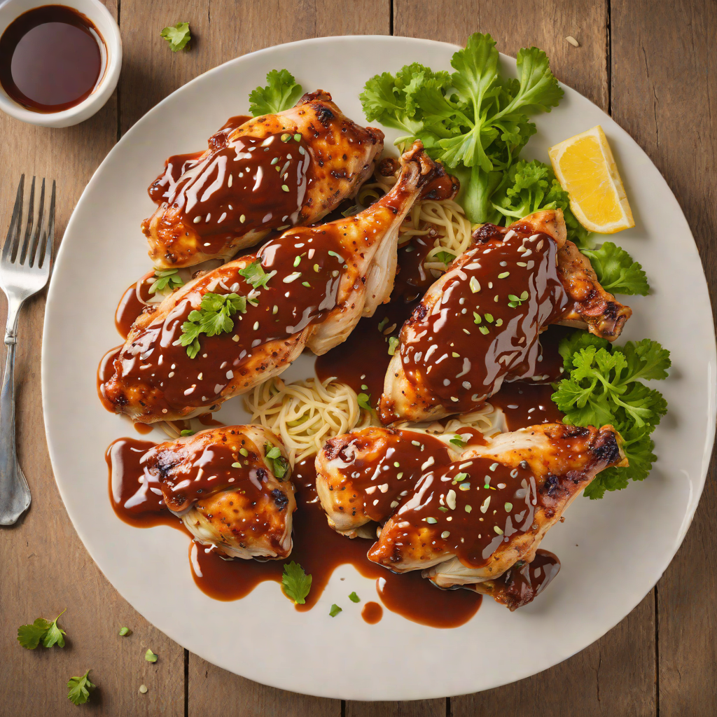 Pan-Seared Chicken with Texas-Style Smoky Barbecue Sauce