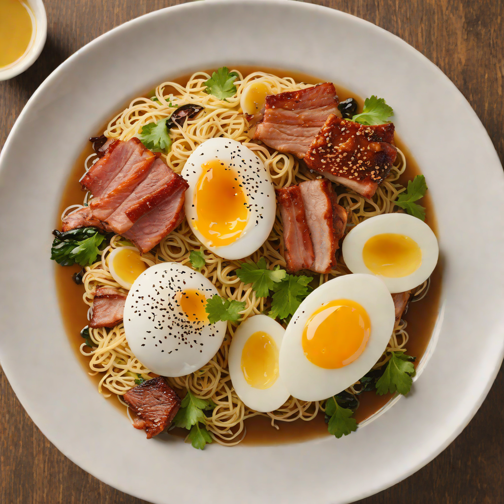 Spiced Ramen with Pork Belly and Soft-Boiled Egg