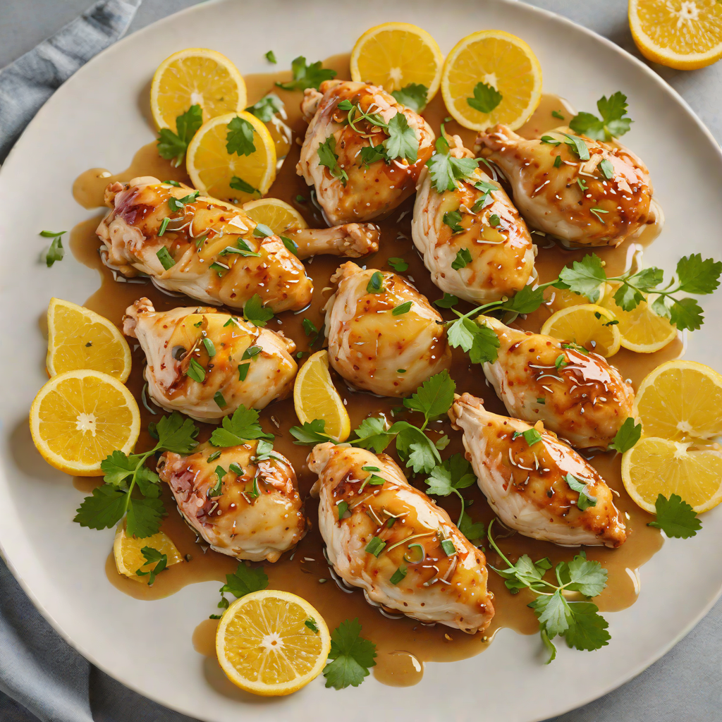 Sautéed Chicken with Citrus and Ginger Glaze