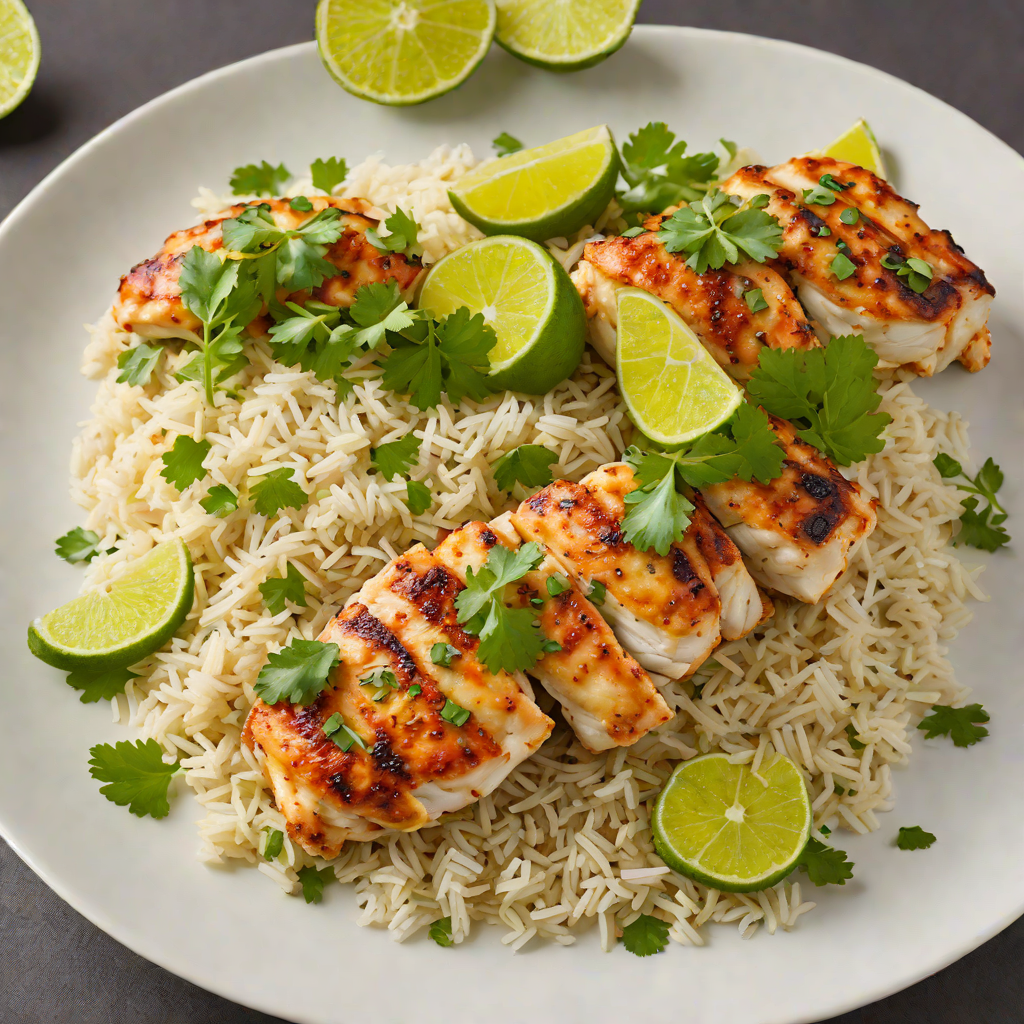 Sautéed Chicken with Cilantro Lime Rice