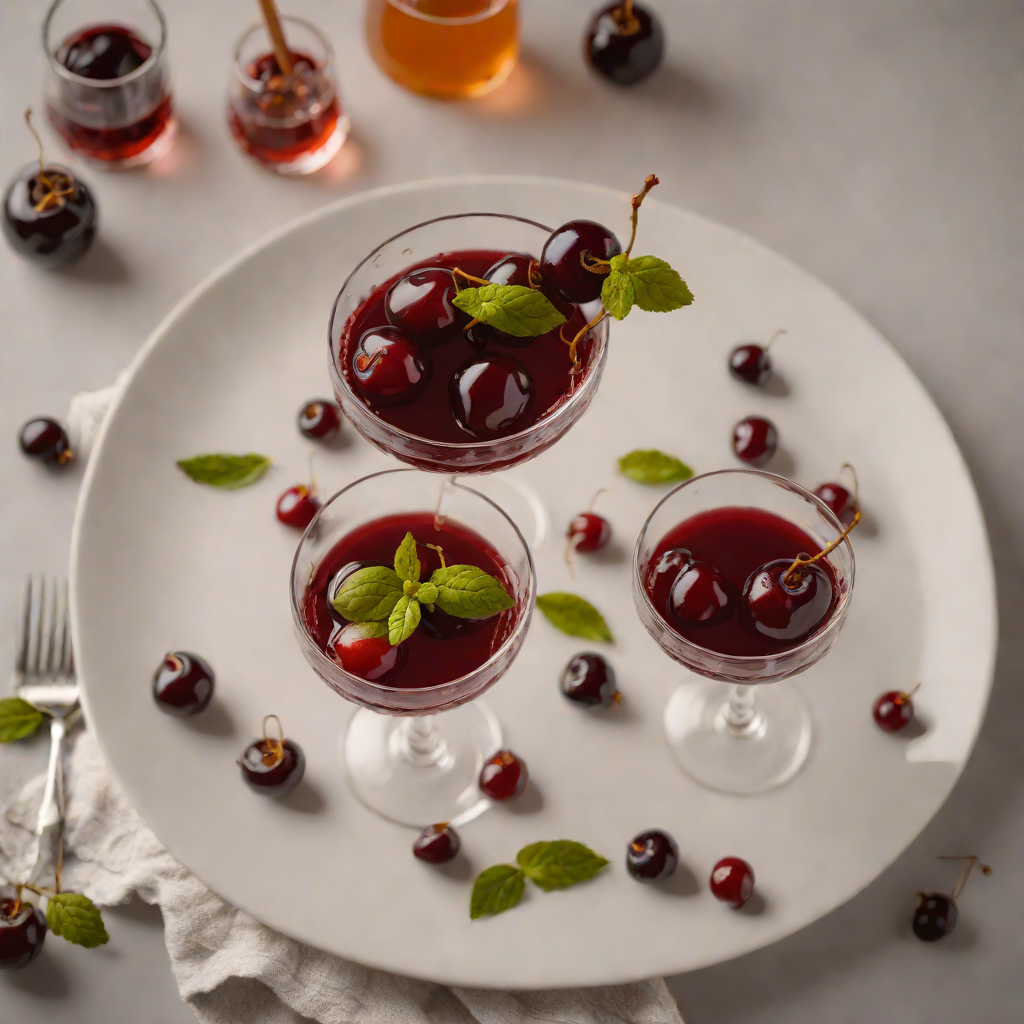 Spiced Dark Cherry Manhattan