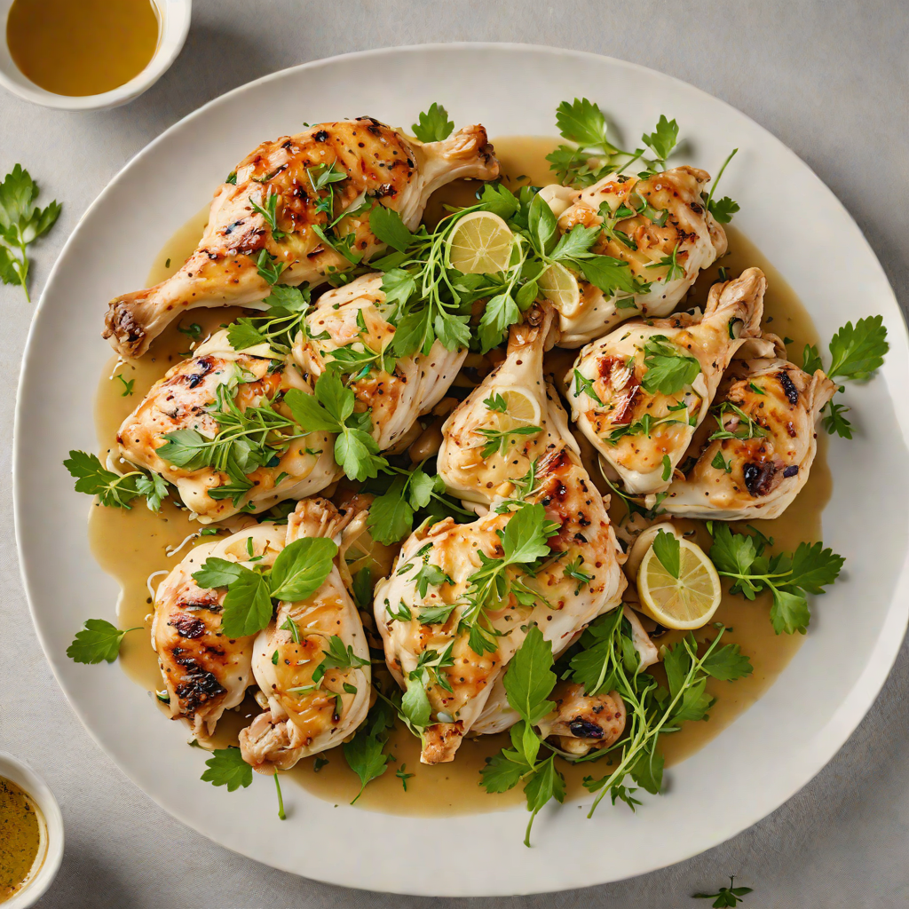 Sautéed Garlic Chicken with Olive Oil and Fresh Herbs