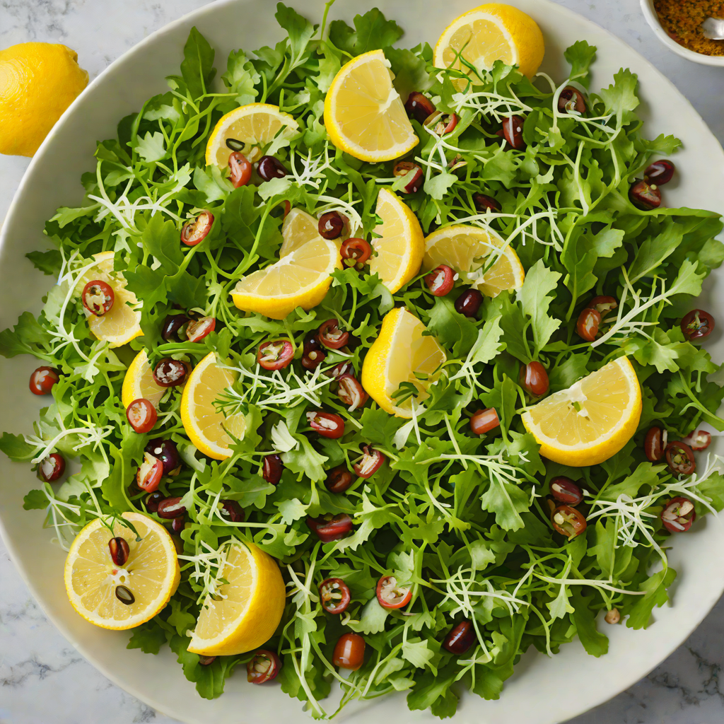 Lemon-Caper Vinaigrette with Arugula and Fennel Salad