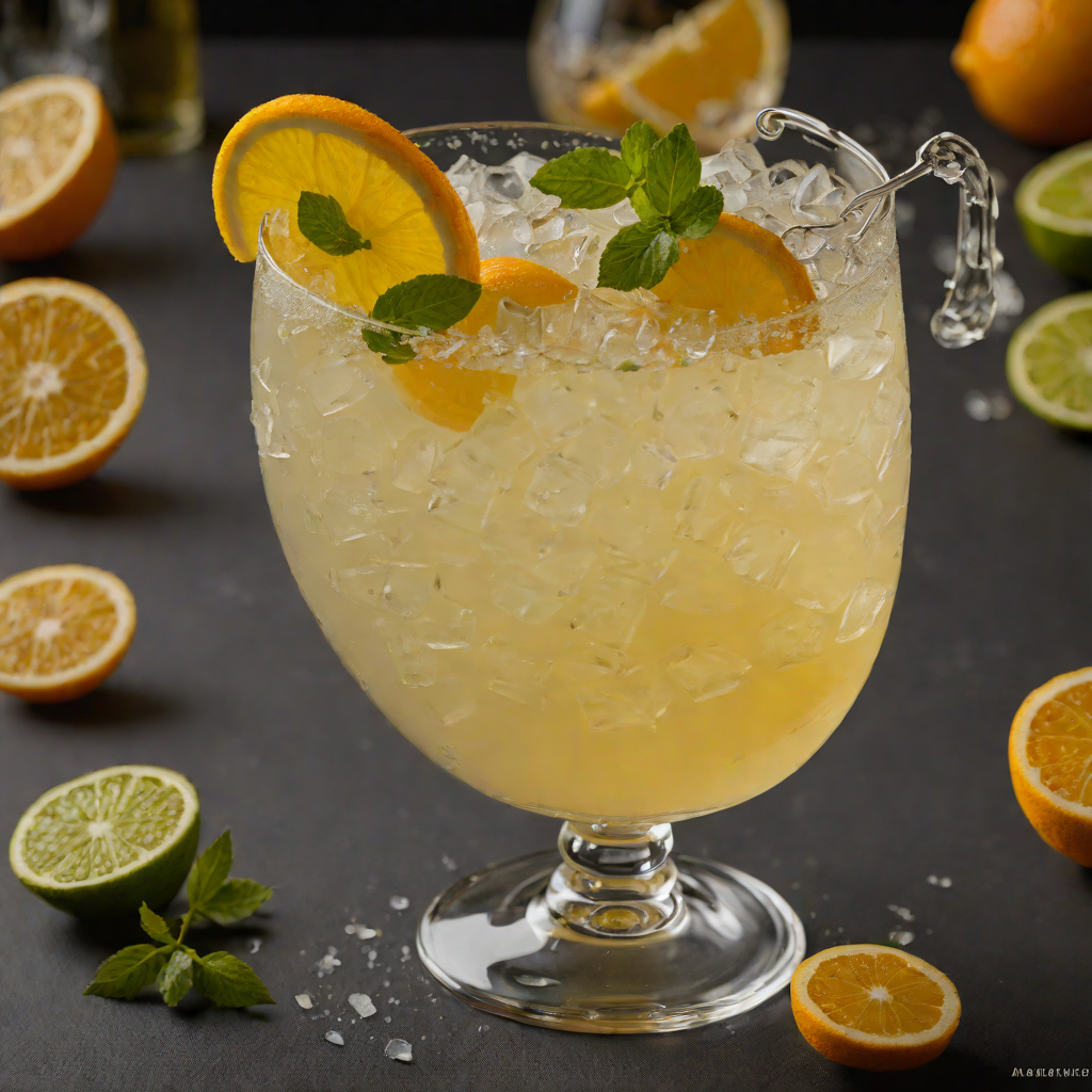 Absinthe-Infused Frozen Citrus Punch