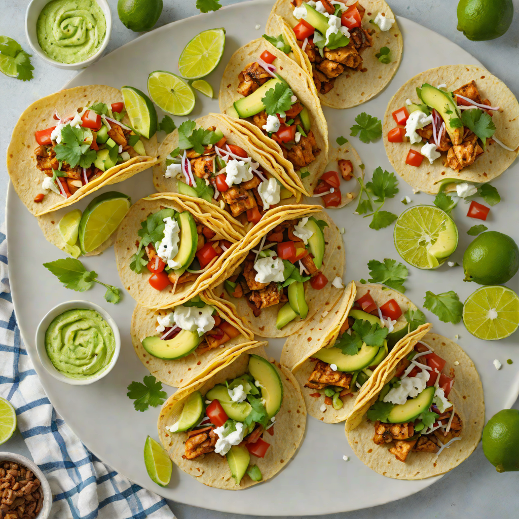 Chili-Lime Grilled Chicken Tacos with Avocado Crema