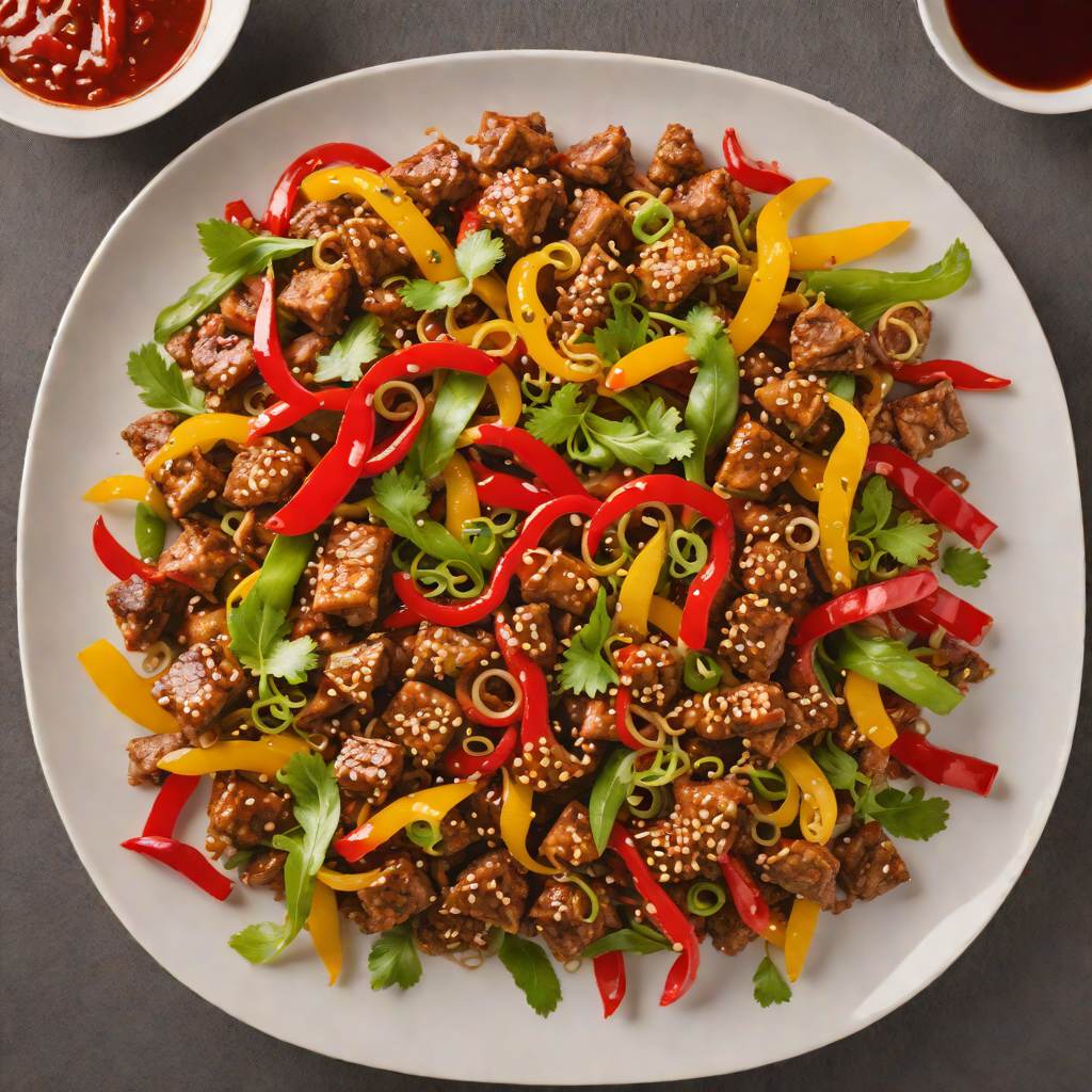 Spicy Szechuan Stir-Fried Pork with Peppers