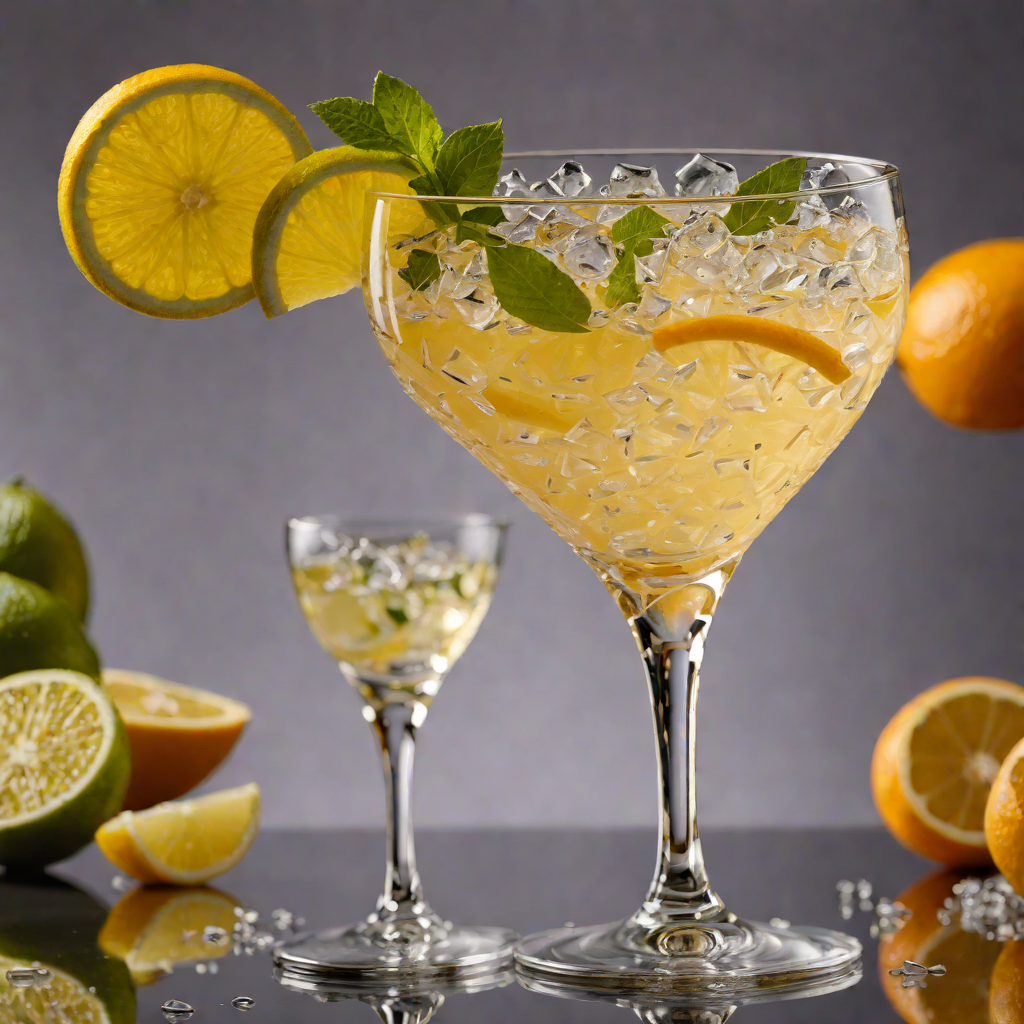 Mirrored Citrus Breeze Cocktail