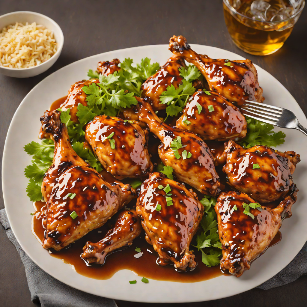 Grilled Sugar Land BBQ Chicken with Honey Glaze