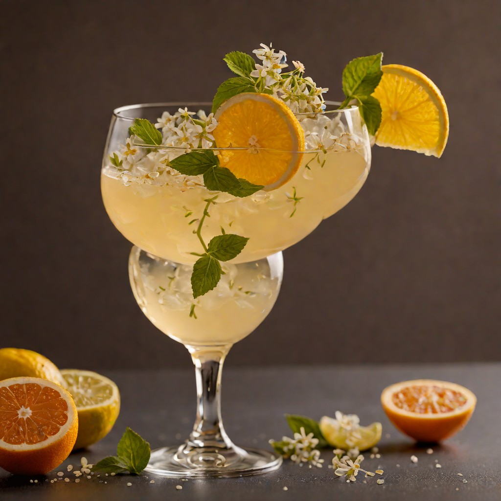 Bright Citrus Blossom Cocktail