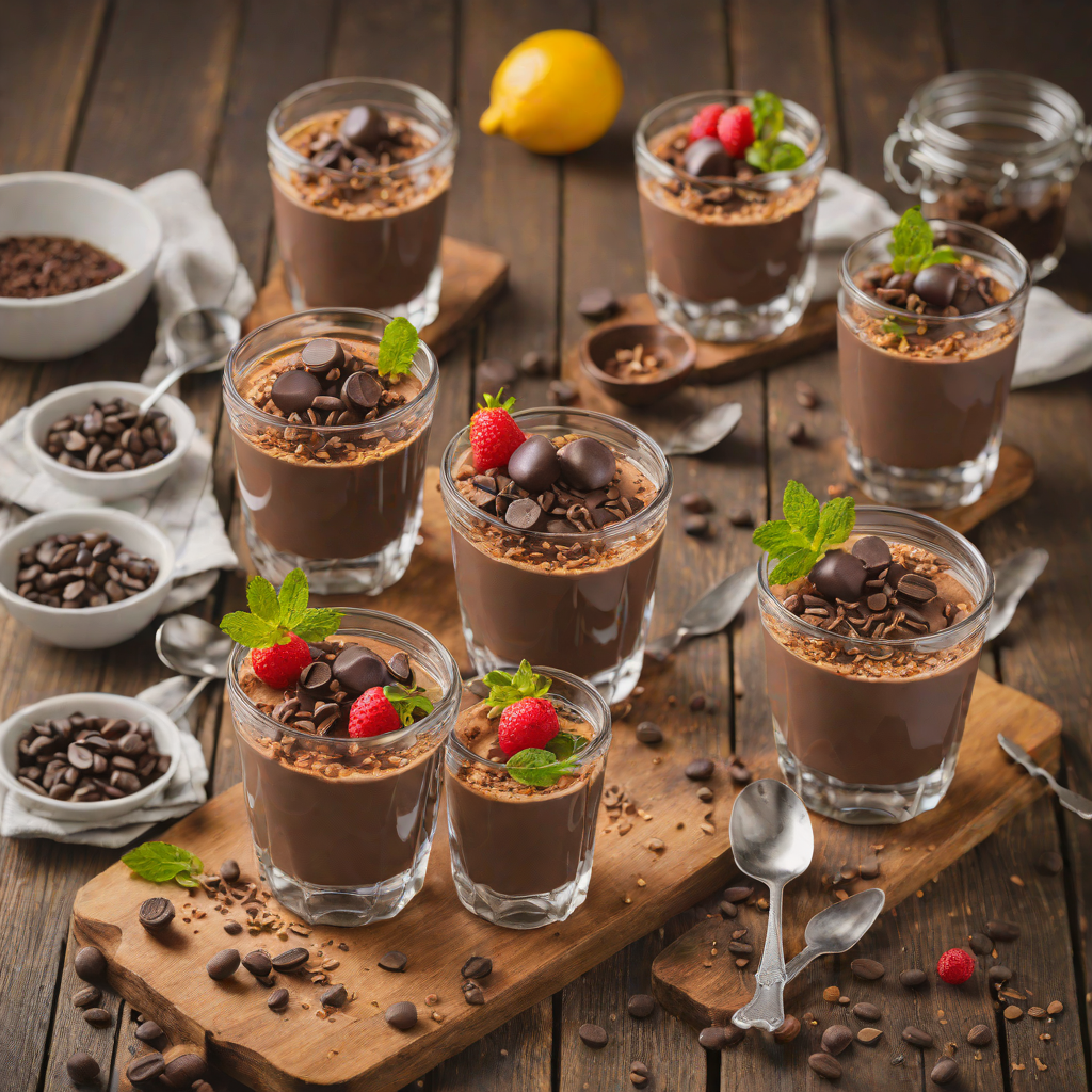 Coffee-Infused Chocolate Pudding Parfaits
